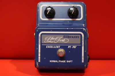 Vintage Maxon PT 707 Phaser Tone Pedal Effecter Guitar Stomp Box