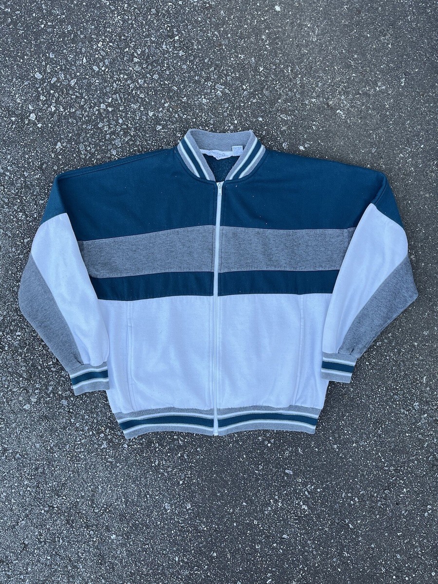 Vintage Christian Dior Monsieur Jacket Mens XL Full Zip Track 90s
