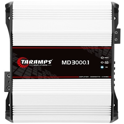 Taramps MD 3000.1 Amplifier 4 Ohms 3000 Watts RMS 1 Channel Full