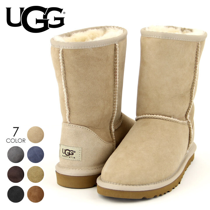 UGG Australia Classic Short(5825, Sheepskin Lining, Treadlite Sole