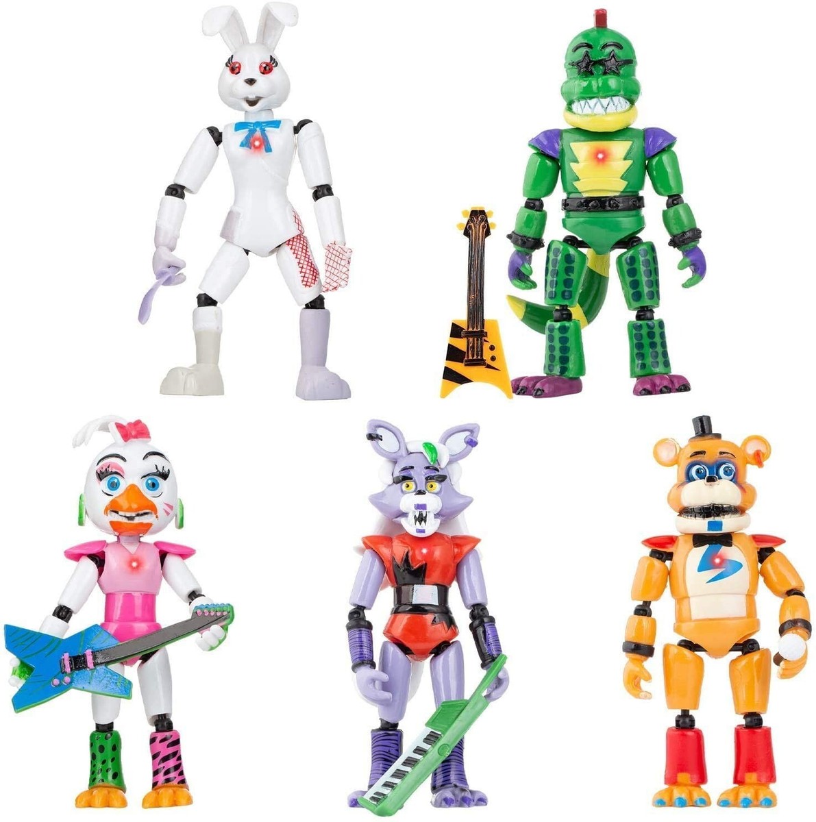 5pc SET Five Nights at Freddy's FNAF PizzaPlex Security Breach
