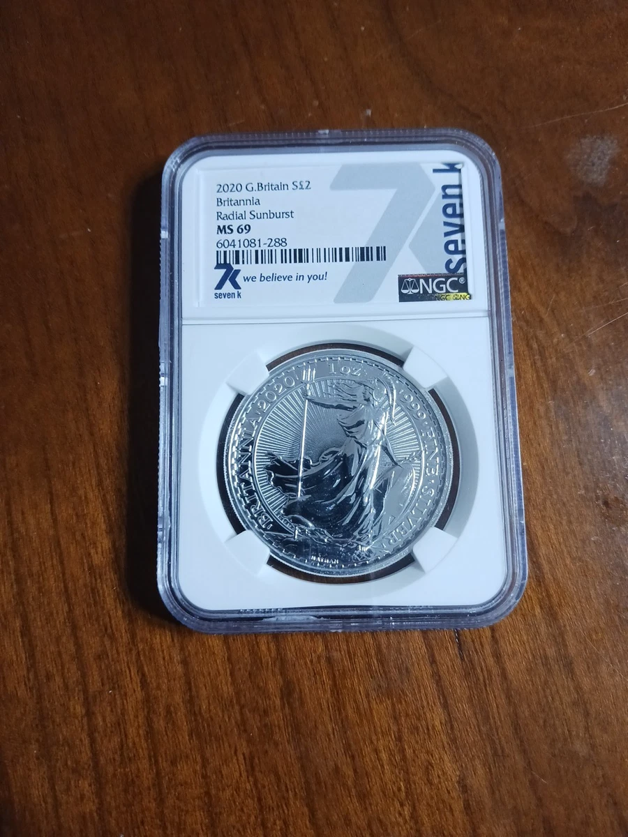 UK Britannia MS 69 NGC Certified Silver Bullion Coins for sale | eBay