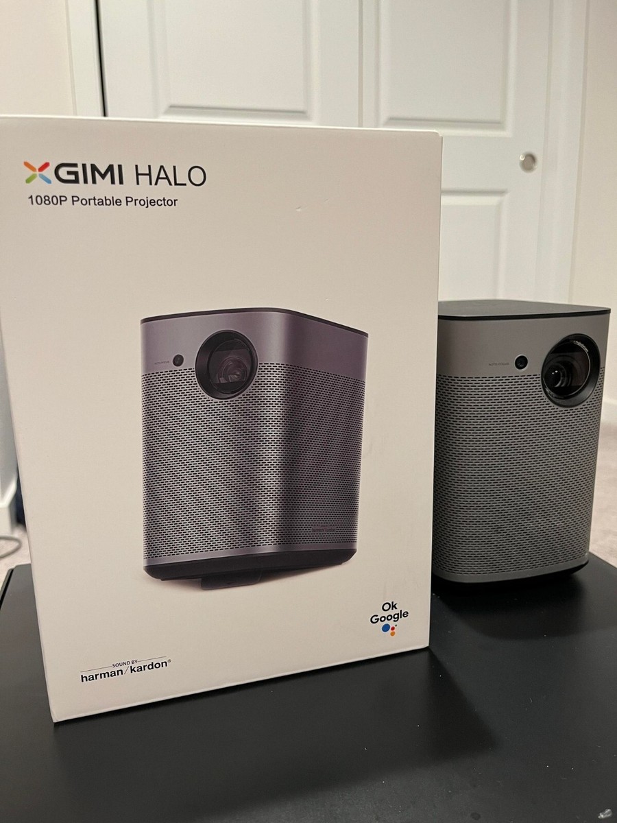 XGIMI Halo Portable Projector 900 ANSI Lumens 1080P Harman Kardon