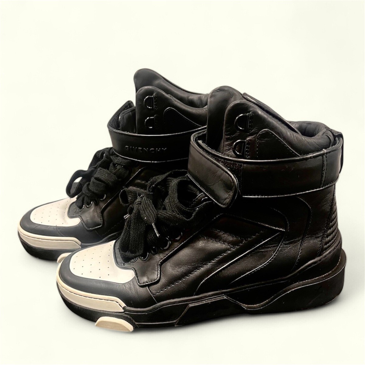 Authentic Givenchy Tyson Men's Sz 40 High Top Sneakers Black