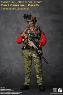 Easy&Simple 26053C 1/6 Smu Tier1 Operator Part Xv Pararescue