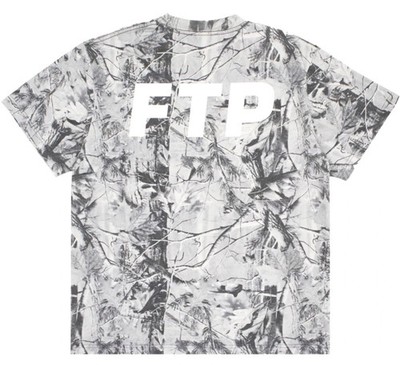 FTP Gray Tree Camo Logo Tee - Size XL - Brand New | eBay