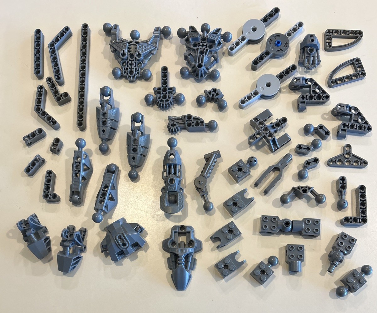 Lego Bionicle Assorted Dark Gray Parts B - Connectors / Ball Joint