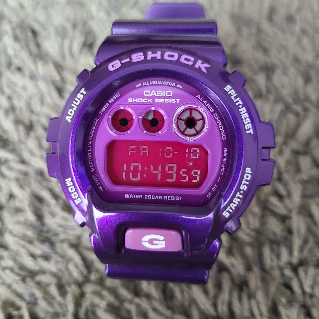 CASIO G-SHOCK DW-6900CC Purple Crazy Colors Watch Used | eBay