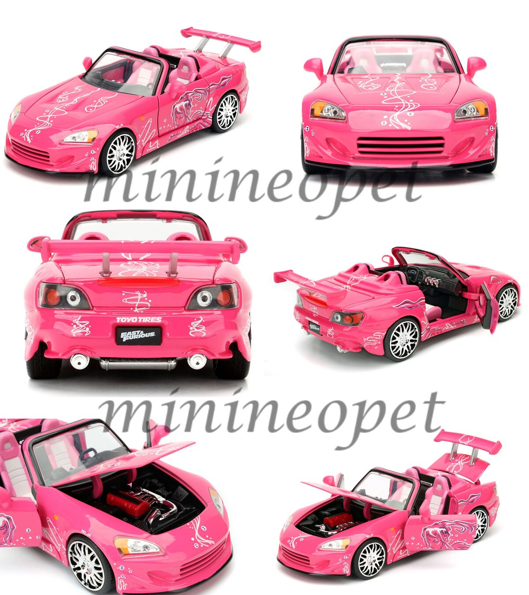 JADA 97604 FAST & FURIOUS SUKI'S 2001 HONDA S2000 1/24 DIECAST