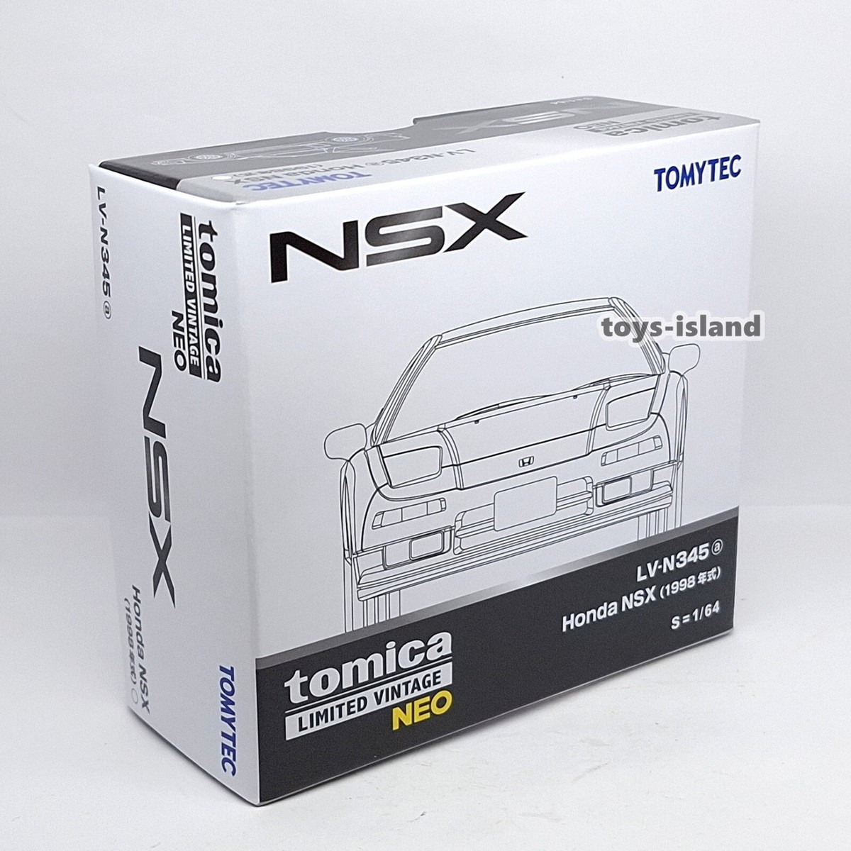 Tomica Limited Vintage NEO LV-N345a Honda NSX 98' 1/64 TOMYTEC