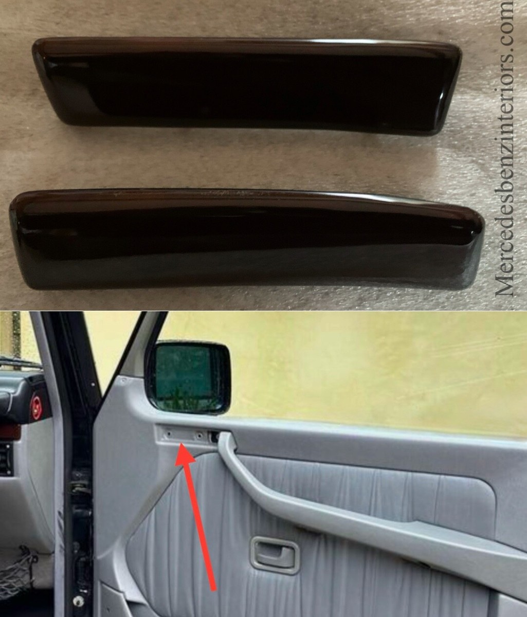 Mercedes G Class W463 Front Burl Walnut Door Trims Classic 1990