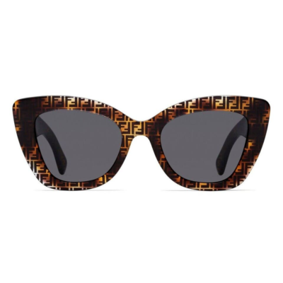 Fendi F Is Fendi FF 0327 086 IR Cat-Eye Sunglasses Dark Havana