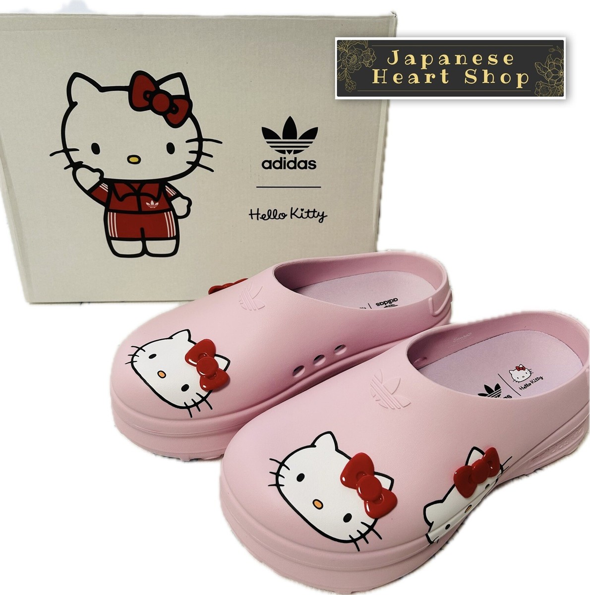 adidas Hello Kitty ADIFOM Stan Smith Mules IG4446 Pink Women's