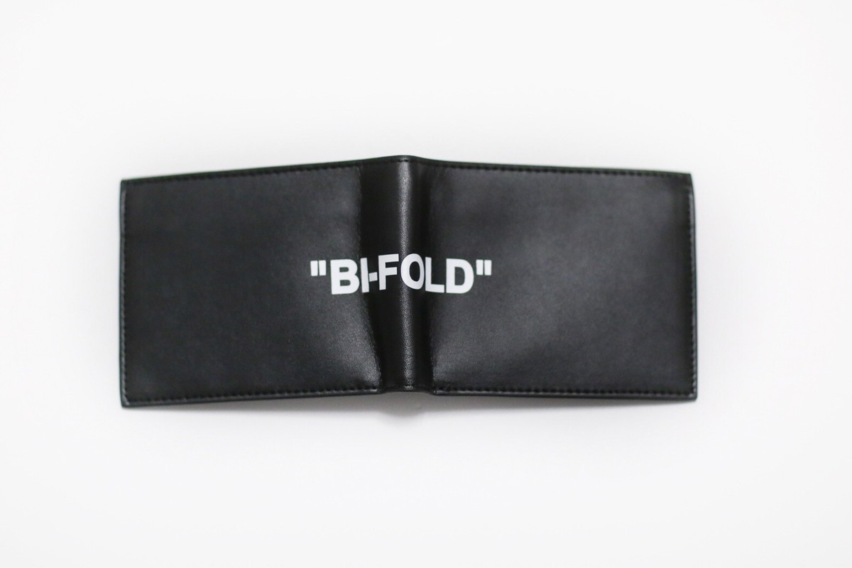 Off White BiFold Wallet Black w/box | eBay