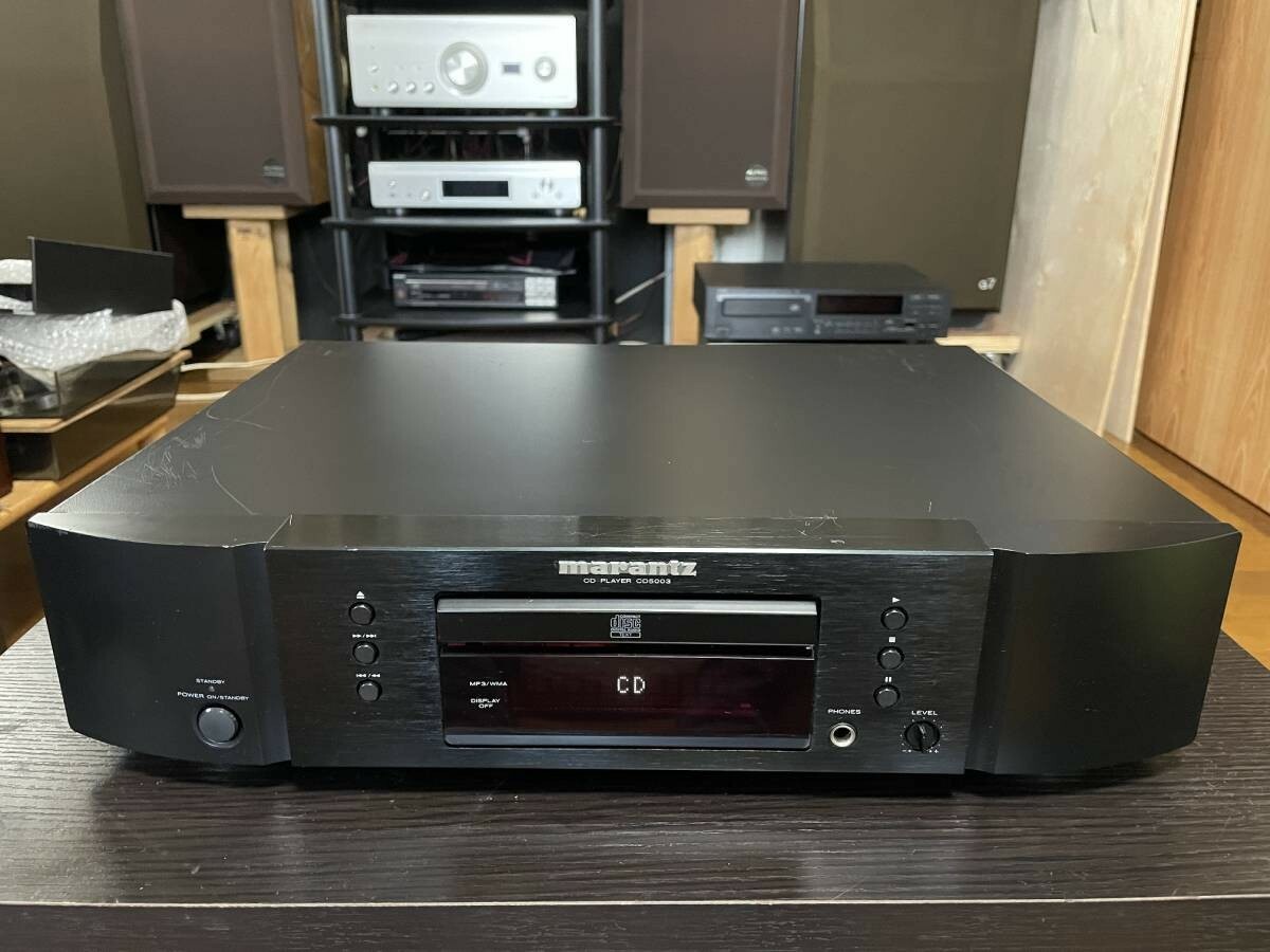 Marantz CD5003 CD Player | Black | Digital Coaxial RCA | Headphone