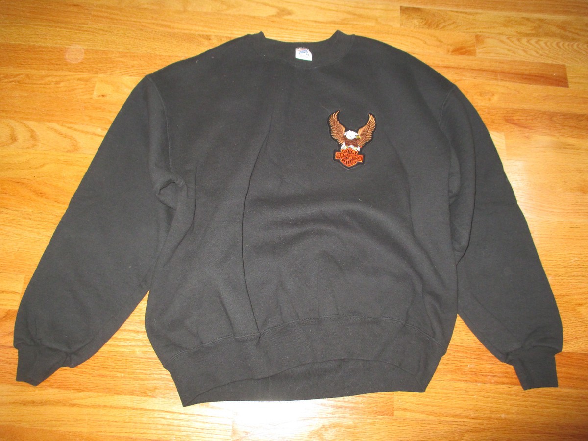 Vintage Jerzees Super Sweats Label - HARLEY DAVIDSON (XL