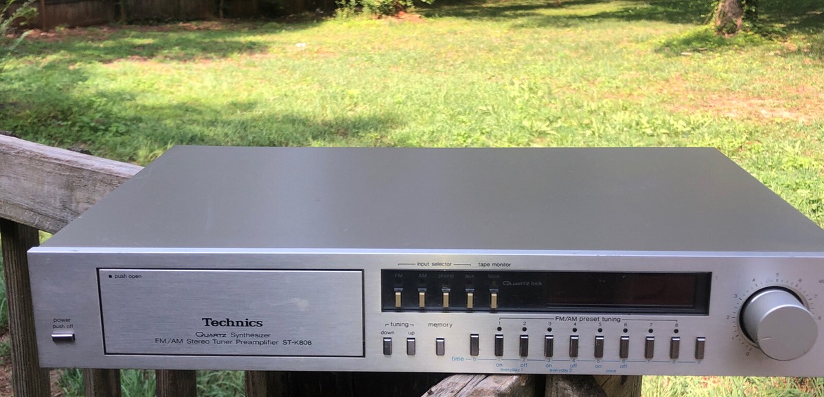 Technics Stereo FM/AM Reciever Pre-Amplifier ST- K808 Works | eBay