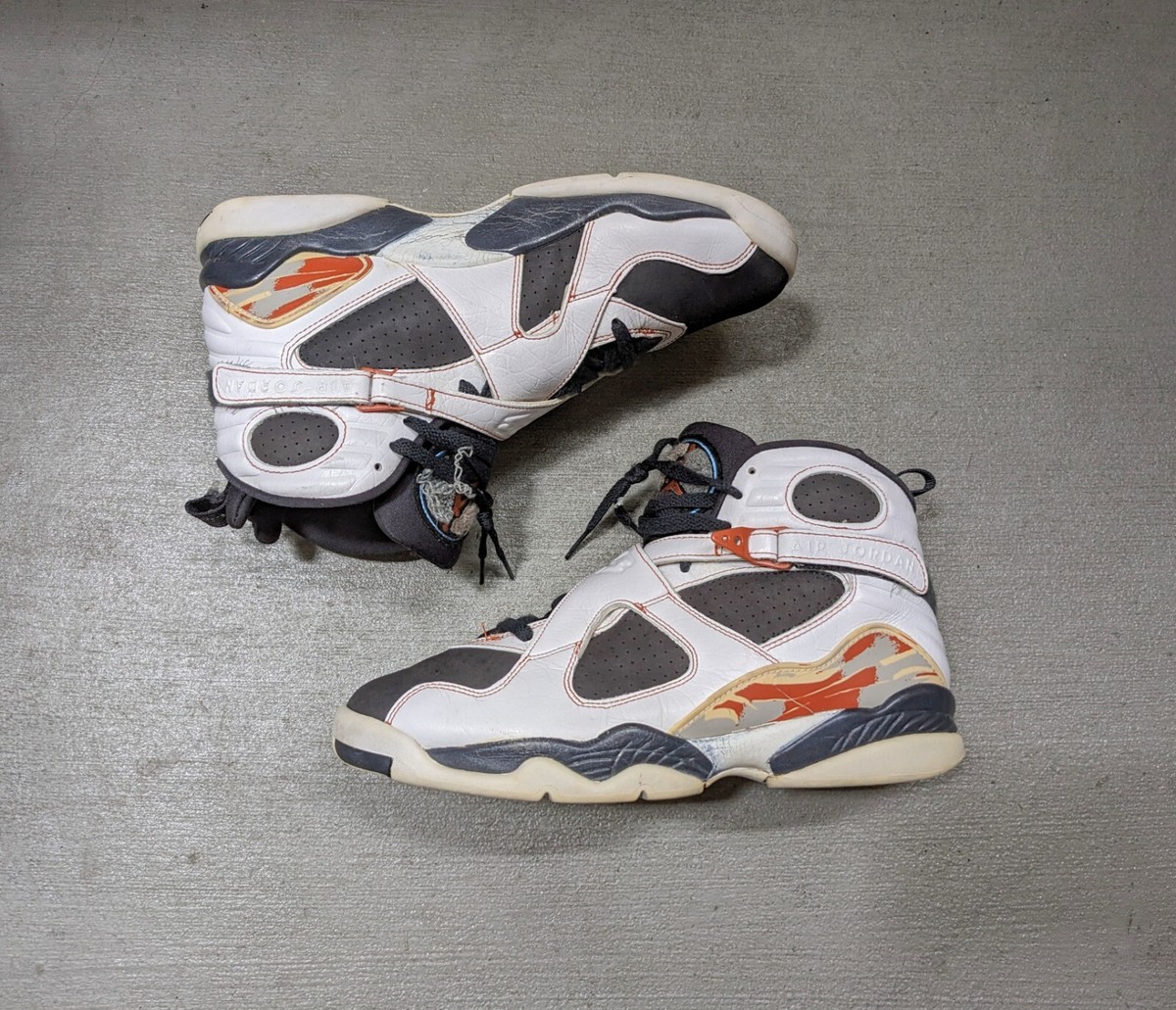 Nike Air Jordan 8 VIII Retro LS Anthracite 'Black Toes' Men 11