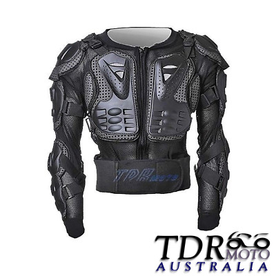 Body Armour Motorcycle Motocross Gear Black Men's Jackets