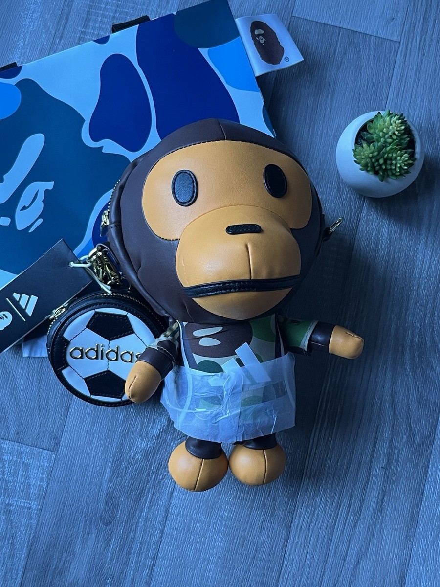 Adidas x Bape Baby Milo Bag A Bathing Ape Crossbody W/Soccer Coin