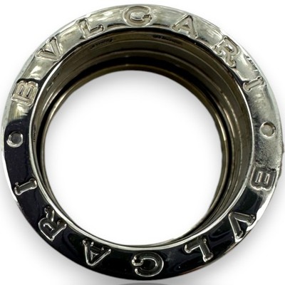Bvlgari B.Zero1 Stretch Band 18K 750 White Gold Bulgari Ring S 51