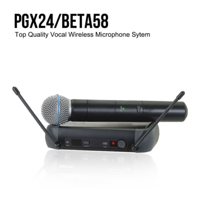 New PGX4 Wireless Microphone and PGX24/BETA58A Wireless Microphone
