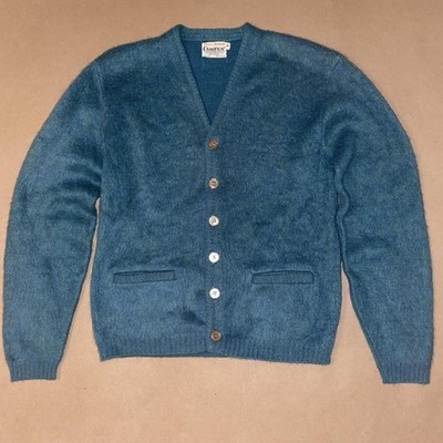 Vintage 1960s Mohair Cardigan knit sweater Campus brand | eBay