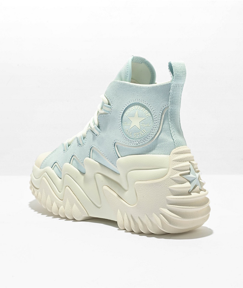 NEW Converse Run Star Motion Aqua Mist High Top Shoes Blue | eBay
