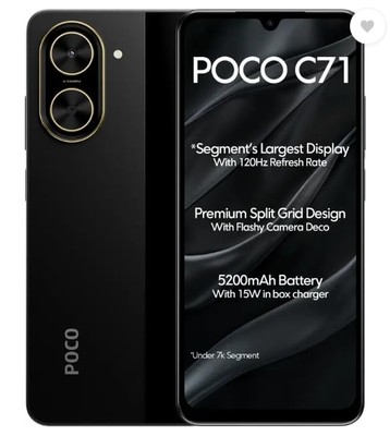 POCO C71, Power Black (4GB, 64GB) | eBay