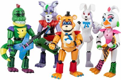 5pc SET Five Nights at Freddy's FNAF PizzaPlex Security Breach