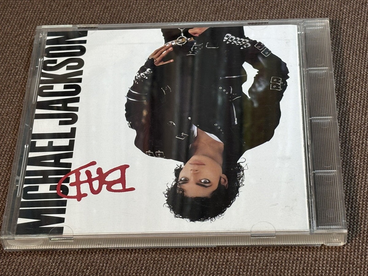 MICHAEL JACKSON Bad JAPAN PICTURE CD 30.8P-240 w/ STICKERS SHEET