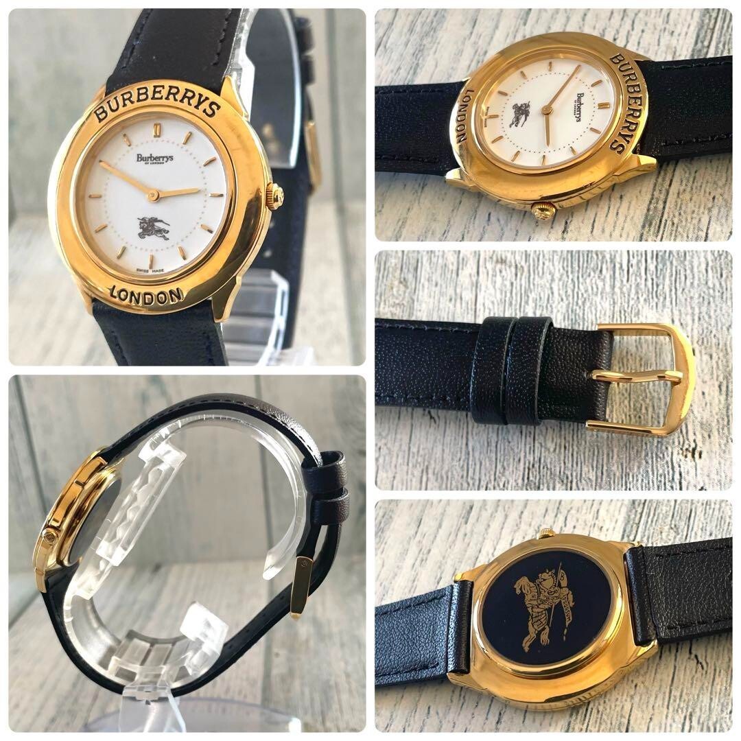 Burberrys Watch LONDON Gold Used From Japan Check description | eBay