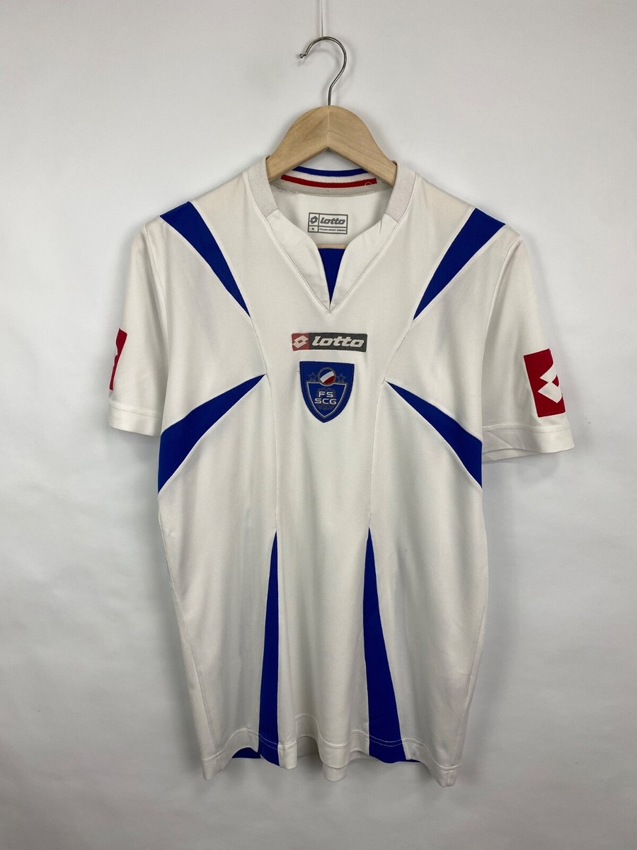 Vintage 2006 Yugoslavia Lotto Jersey Soccer T-Shirt Rare Y2K size