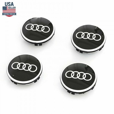 Audi Dynamic Spinning Center Hub Cap Black Genuine 4M8071006A | eBay