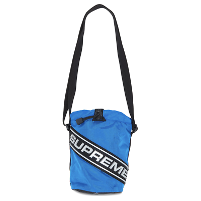 Supreme FW23 3D Logo Small Cinch Pouch Blue Multi | eBay