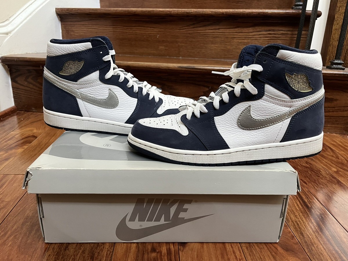 Jordan 1 Retro High CO.JP Midnight Navy Size 10 Og All