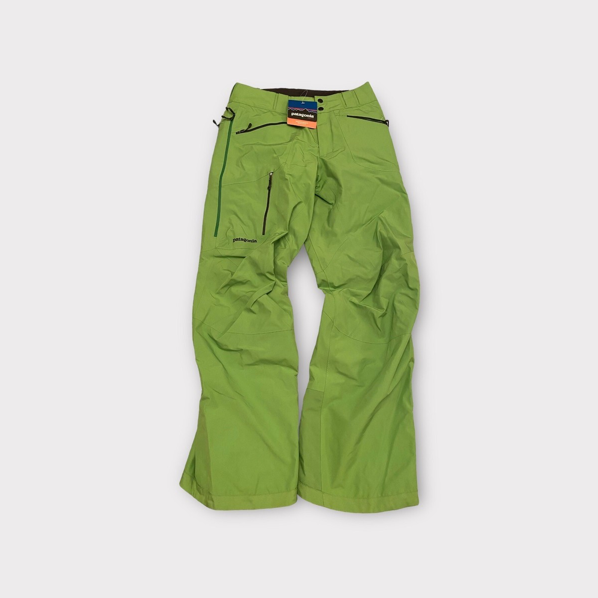 Green Patagonia Gore-Tex Powder Bowl Ski Snow Pants Men's Size S