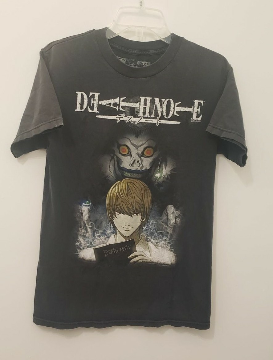 Vintage Death Note Anime T-Shirt Faded Naturally Distressed | eBay