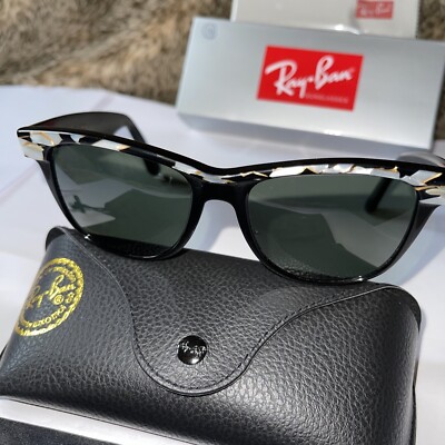 RAY-BAN B&L U.S.A WAYFARER SHINY MOSAIC PEARL G-15 GLASS VINTAGE