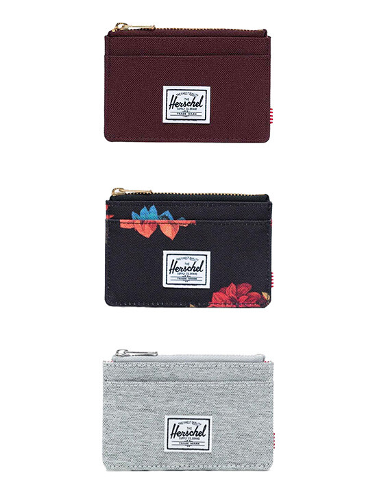 Herschel Supply Co Oscar RFID Shielded Zip-Top Card Holder Wallet