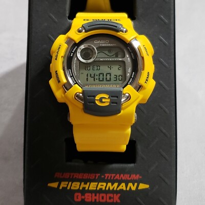 CASIO G-SHOCK DW-8600YJ-9T FISHERMAN DW-8600 Men In Yellow 1998 | eBay