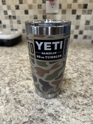 YETI 20 oz TAN CAMO Camouflage Rambler Tumbler Limited Edition | eBay