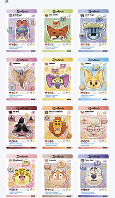 Card.Fun x Disney 100 Anniversary Series Zootopia Collection Card