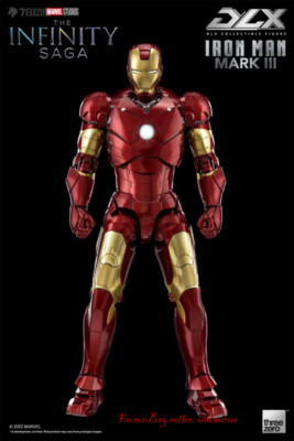 Perfect Threezero 1/12 The Infinity Saga Dlx Iron Man Mark 3 In