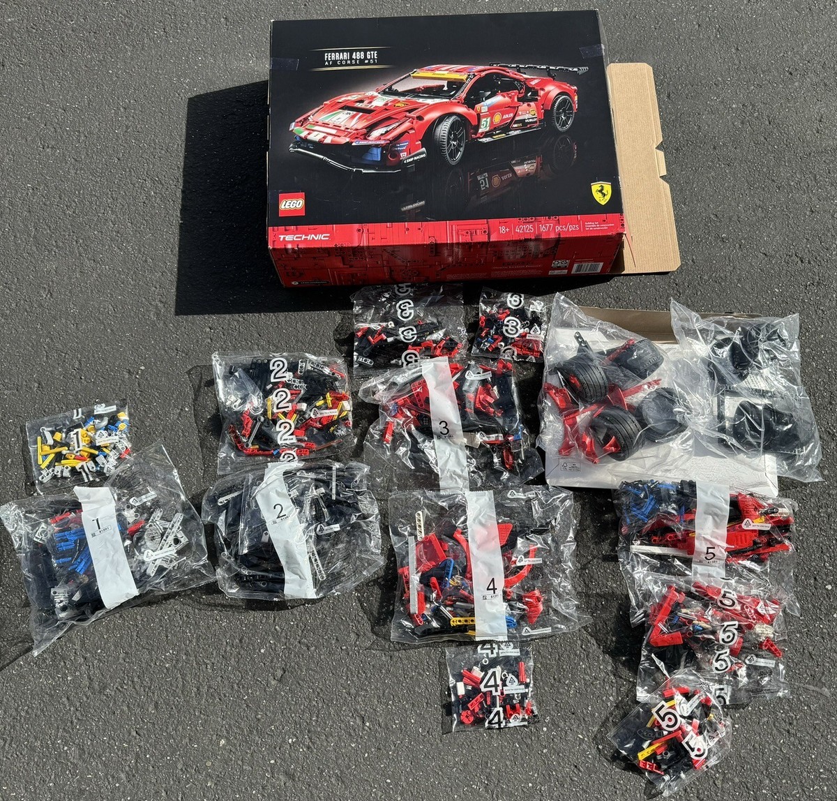 Lego - Technic - Ferrari 488 GTE AF Corse #51 (42125) | eBay