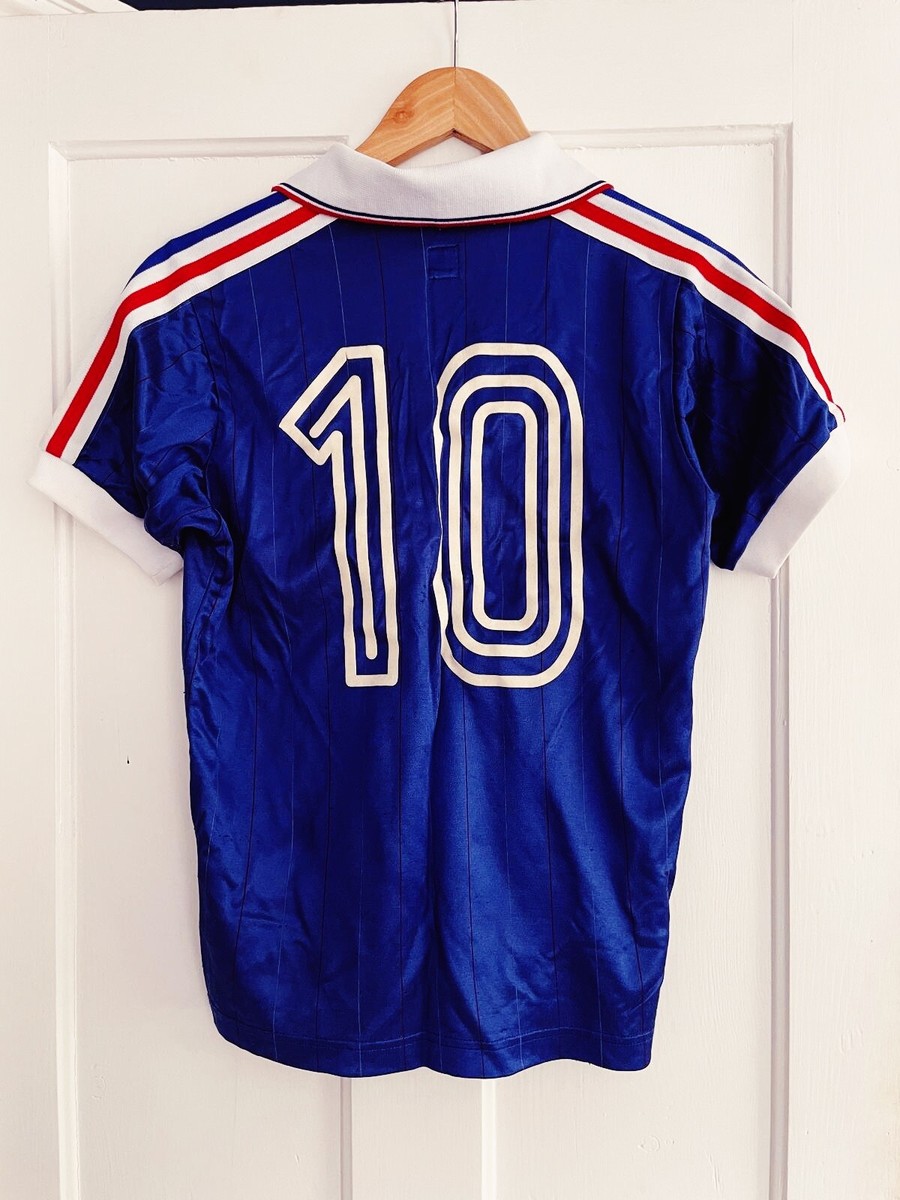 Adidas Originals France 1982 (World Cup) 1983 Home Shirt - Number