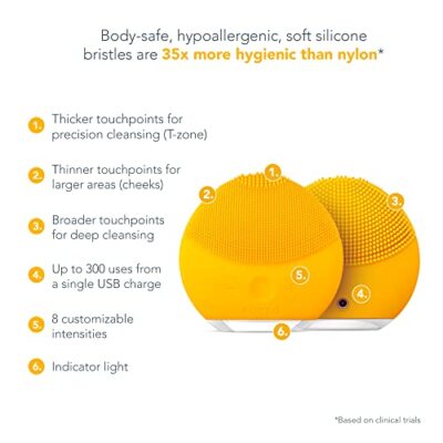 FOREO LUNA mini 2 Electric Facial Cleansing Brush Silicone