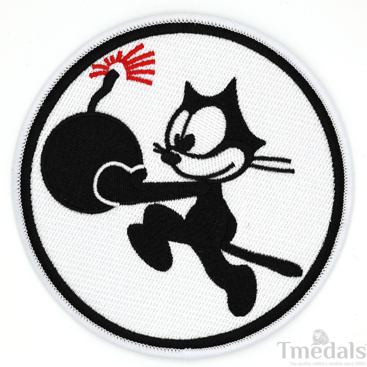 US USA NAVY VF-31 FIGHTING 31 FELIX THE CAT WITH BOMB EMBROIDERED
