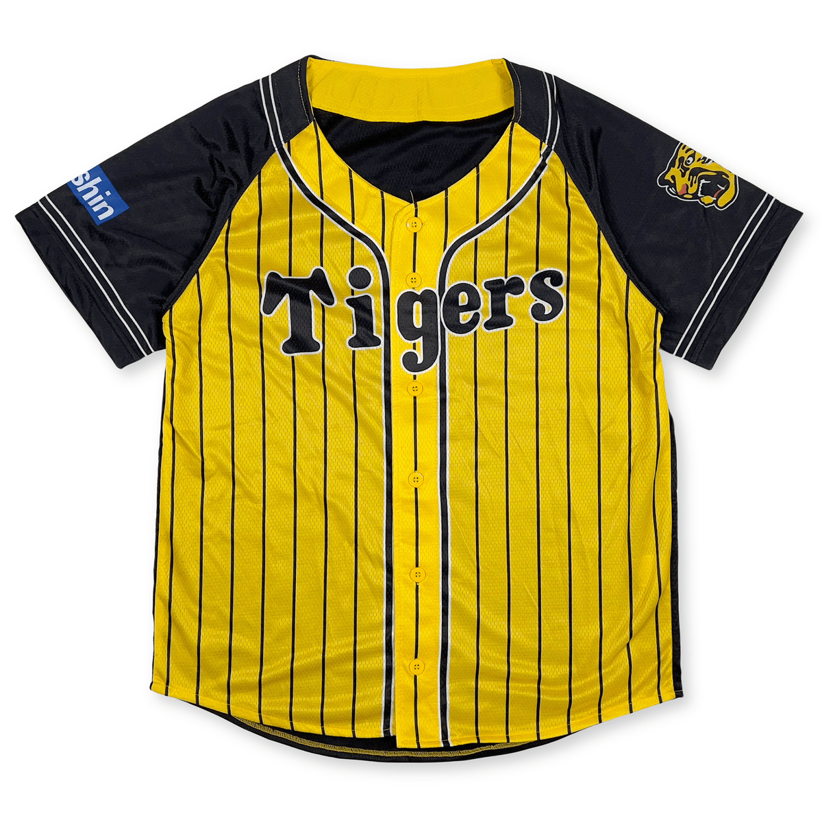 Retro Mizuno Japan Hanshin Tigers Pin Stripe Baseball Summer