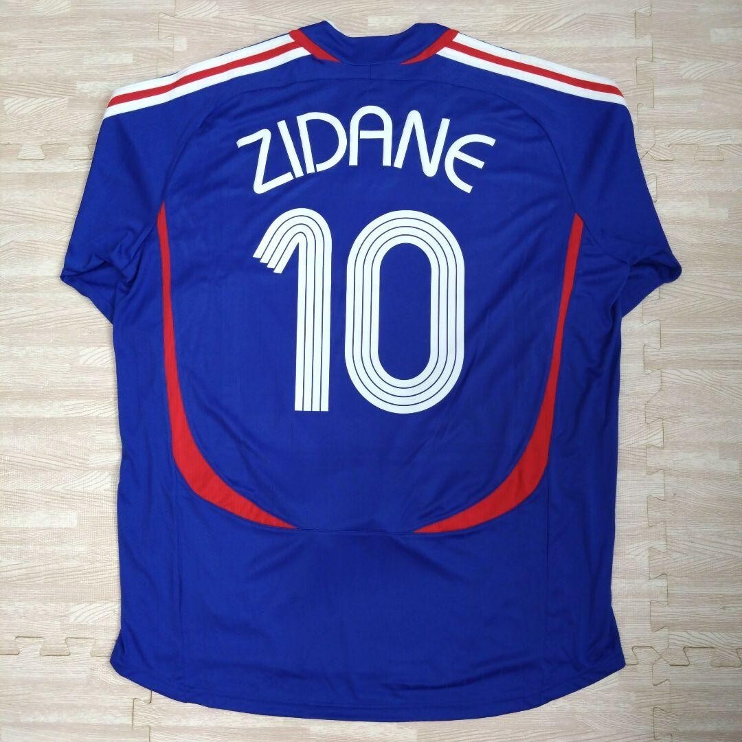 Vintage Zidane France 2006 World Cup XL adidas Long Sleeve Jersey